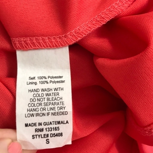 ALTAR’D STATE Coral Crochet Lace Embroidered Floral Bohemian Dress Small - Picture 8 of 8